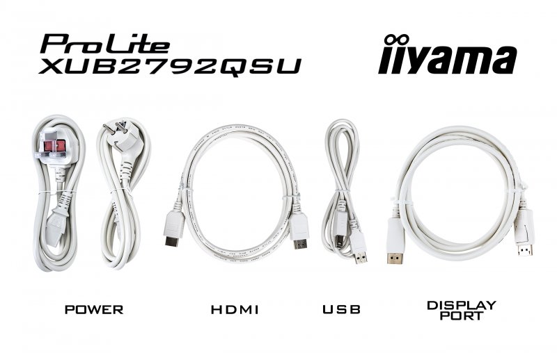 iiyama ProLite/ XUB2792QSU-W6/ 27"/ IPS/ QHD/ 100Hz/ 0,4ms/ White/ 3R - obrázek č. 4