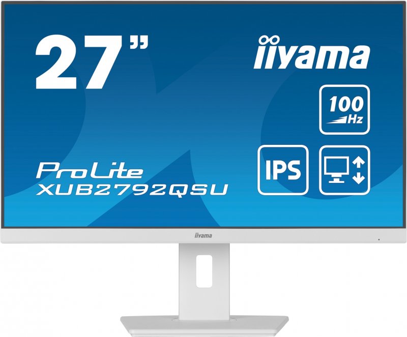 iiyama ProLite/ XUB2792QSU-W6/ 27"/ IPS/ QHD/ 100Hz/ 0,4ms/ White/ 3R - obrázek produktu