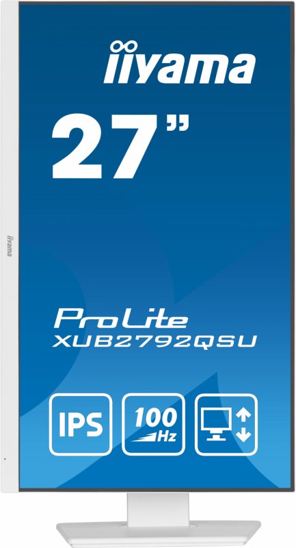 iiyama ProLite/ XUB2792QSU-W6/ 27"/ IPS/ QHD/ 100Hz/ 0,4ms/ White/ 3R - obrázek č. 1