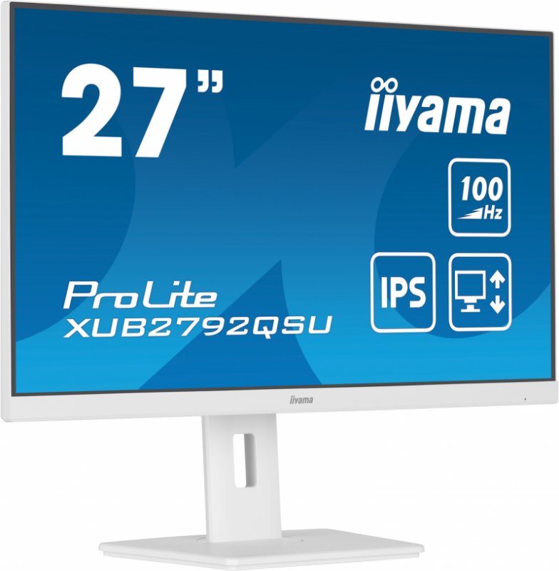 iiyama ProLite/ XUB2792QSU-W6/ 27"/ IPS/ QHD/ 100Hz/ 0,4ms/ White/ 3R - obrázek č. 6
