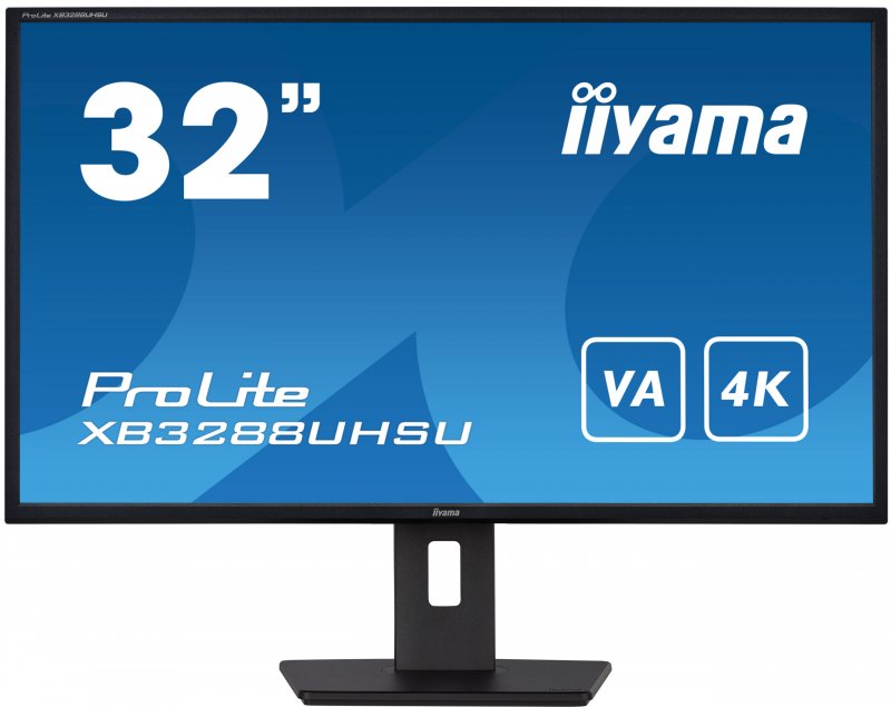 iiyama ProLite/ XB3288UHSU-B5/ 31,5"/ VA/ 4K UHD/ 60Hz/ 3ms/ Black/ 3R - obrázek produktu