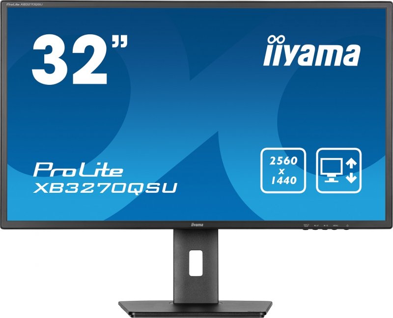 iiyama ProLite/ XB3270QSU-B1/ 31,5"/ IPS/ QHD/ 100Hz/ 3ms/ Black/ 3R - obrázek produktu