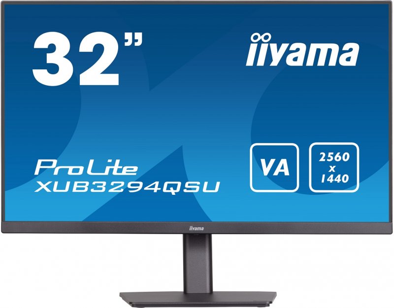 iiyama ProLite/ XUB3294QSU-B1/ 31,5"/ VA/ QHD/ 75Hz/ 4ms/ Black/ 3R - obrázek produktu
