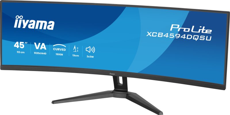 iiyama ProLite / XCB4594DQSU-B1 / 44,5" / VA / DQHD / 75Hz / 2ms / Černá - obrázek č. 2