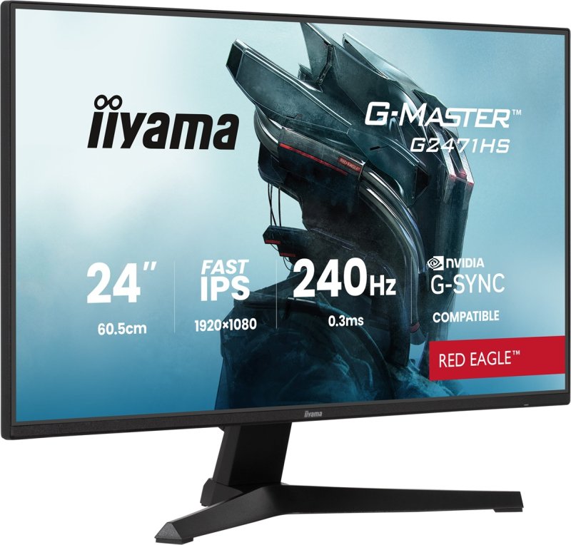 iiyama G-Master / G2471HS-B1 / 23,8" / IPS / FHD / 240Hz / 0,3ms / Černá - obrázek č. 1