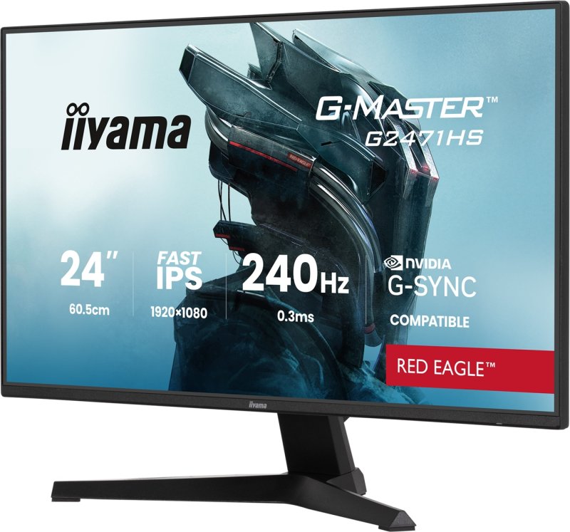 iiyama G-Master / G2471HS-B1 / 23,8" / IPS / FHD / 240Hz / 0,3ms / Černá - obrázek č. 2