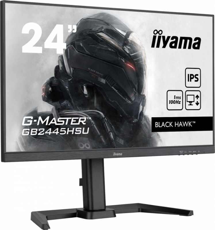iiyama G-Master/ GB2445HSU-B1/ 24"/ IPS/ FHD/ 100Hz/ 1ms/ Black/ 3R - obrázek č. 1