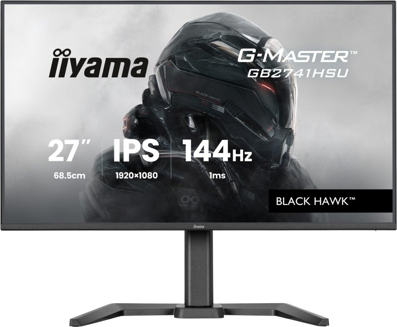 iiyama G-Master / GB2741HSU-B1 / 27" / IPS / FHD / 144Hz / 1ms / Černá - obrázek produktu