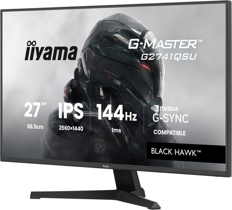 iiyama G-Master / G2741QSU-B1 / 27" / IPS / QHD / 144Hz / 1ms / Černá - obrázek č. 2