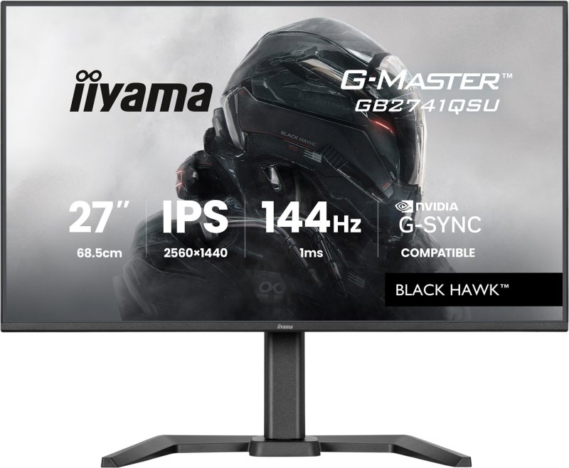 iiyama G-Master / GB2741QSU-B1 / 27" / IPS / QHD / 144Hz / 1ms / Černá - obrázek produktu