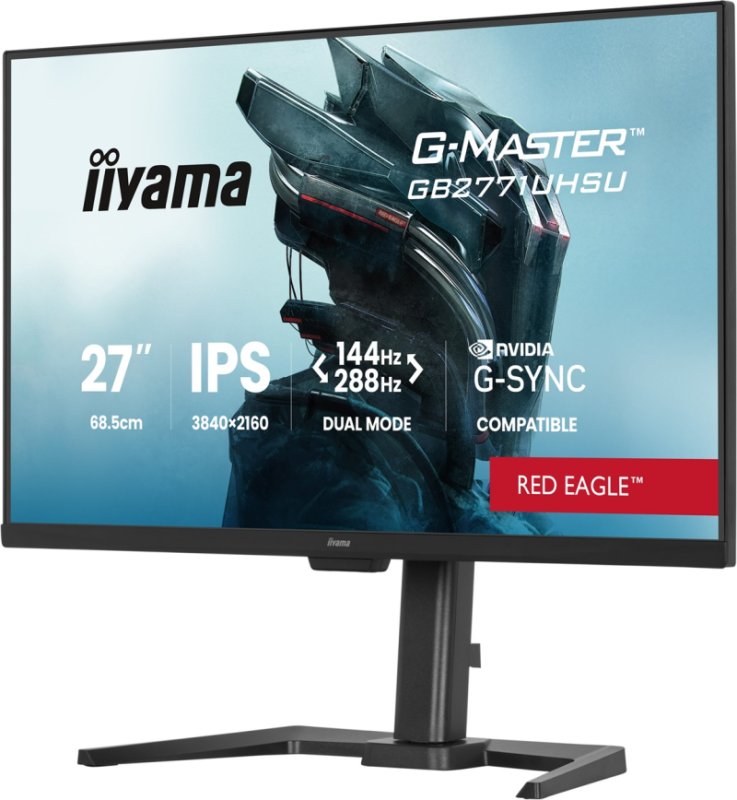 iiyama G-Master / GB2771UHSU-B1 / 27" / IPS / 4K UHD / 144Hz / 0,8ms / Černá - obrázek č. 1
