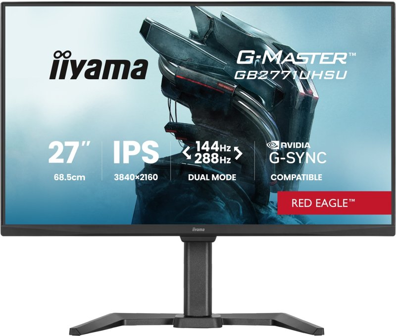 iiyama G-Master / GB2771UHSU-B1 / 27" / IPS / 4K UHD / 144Hz / 0,8ms / Černá - obrázek produktu
