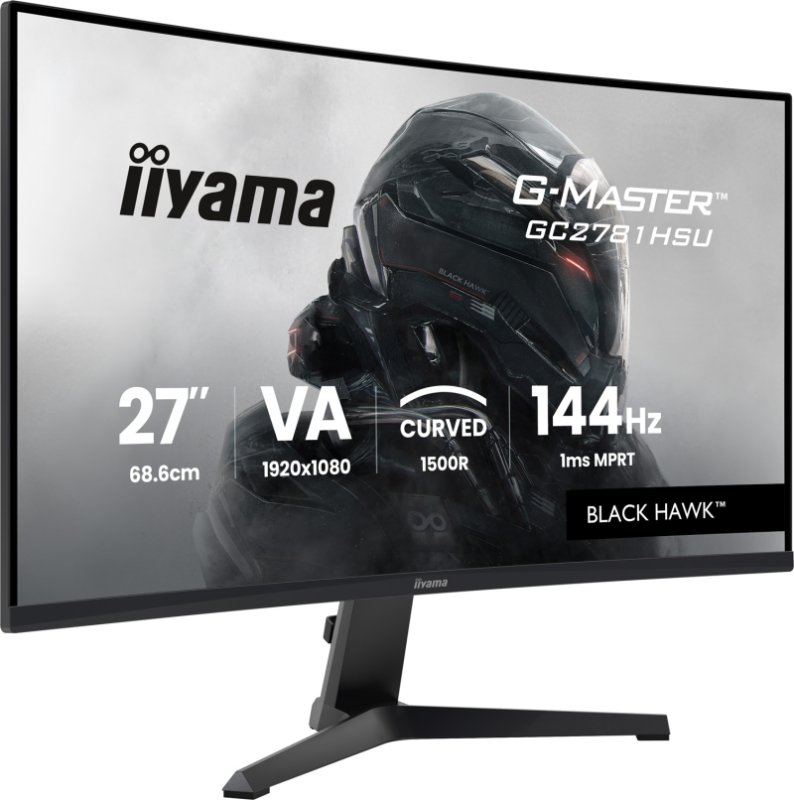 iiyama G-Master / GC2781HSU-B1 / 27" / VA / FHD / 144Hz / 1ms / Černá - obrázek č. 1