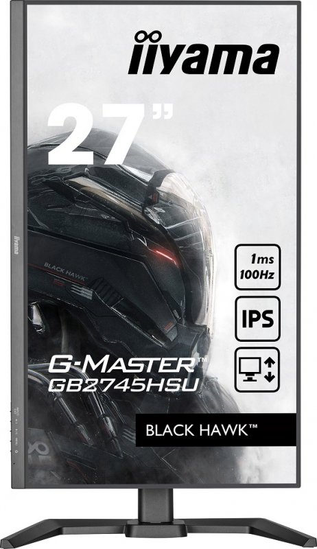 iiyama G-Master/ GB2745HSU-B1/ 27"/ IPS/ FHD/ 100Hz/ 1ms/ Black/ 3R - obrázek č. 1