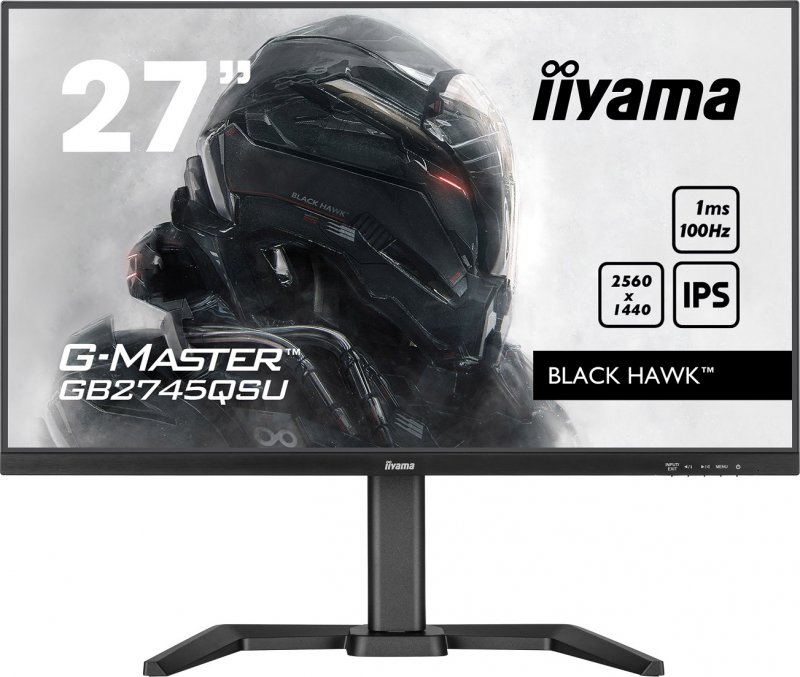 iiyama G-Master/ GB2745QSU-B1/ 27"/ IPS/ QHD/ 100Hz/ 1ms/ Black/ 3R - obrázek produktu