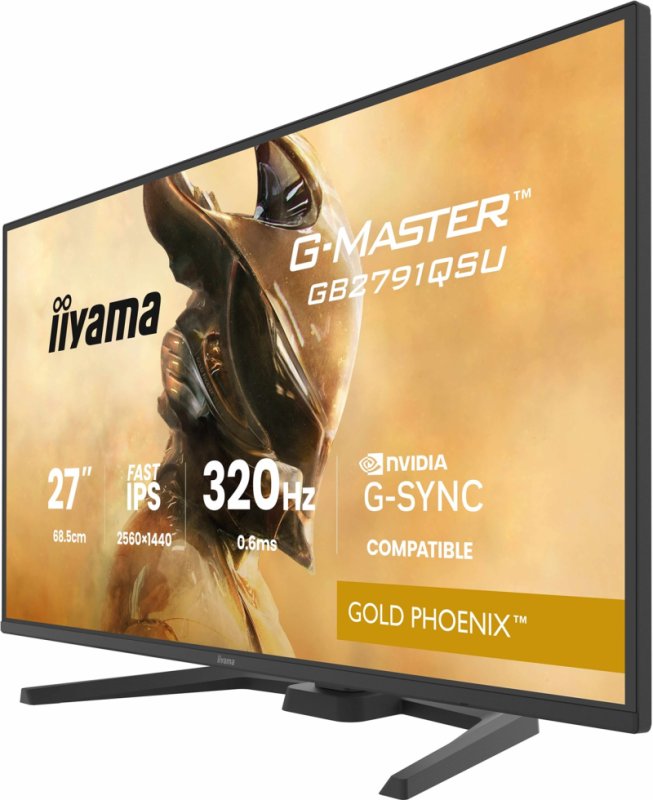 iiyama G-Master / GB2791QSU-B1 / 27" / IPS / QHD / 320Hz / 0,6ms / Černá - obrázek č. 2