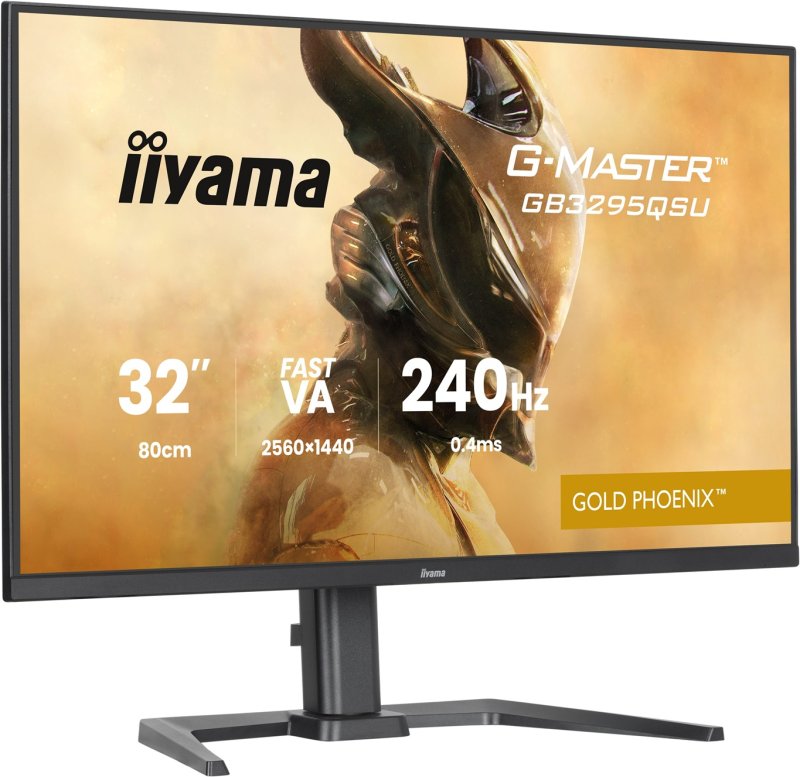 iiyama G-Master / GB3295QSU-B1 / 31,5" / VA / QHD / 240Hz / 0,4ms / Černá - obrázek č. 1