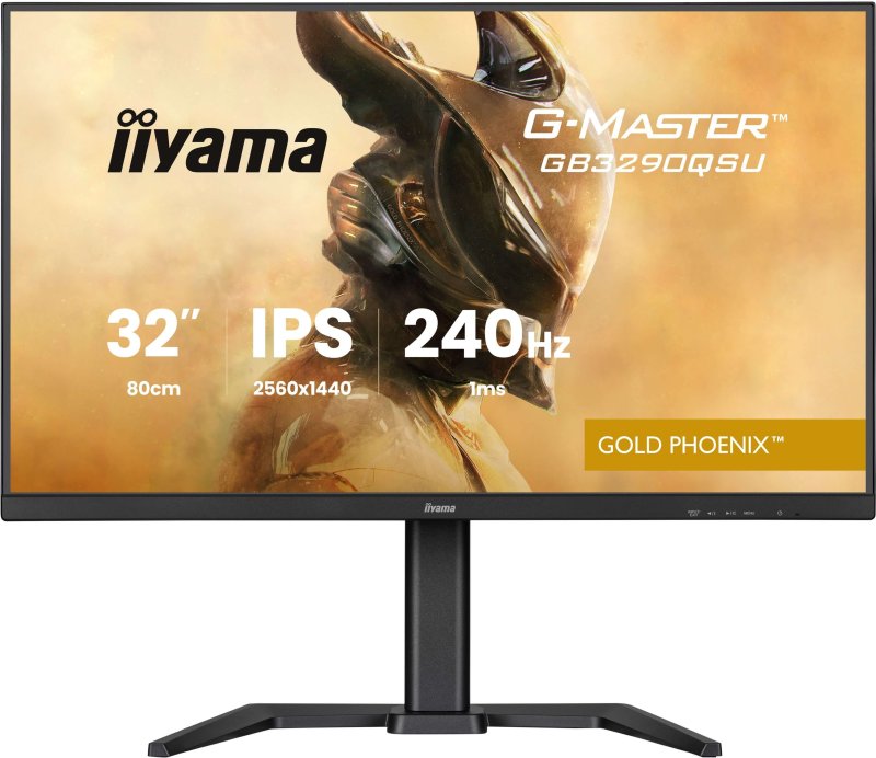 iiyama G-Master / GB3290QSU-B1 / 31,5" / IPS / QHD / 240Hz / 1ms / Černá - obrázek produktu