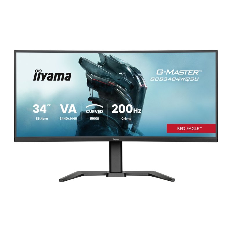 34" iiyama GCB3484WQSU-B2:VA,UWQHD,180Hz,USB-C - obrázek produktu