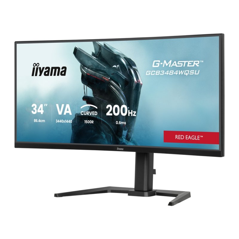 34" iiyama GCB3484WQSU-B2:VA,UWQHD,180Hz,USB-C - obrázek č. 3