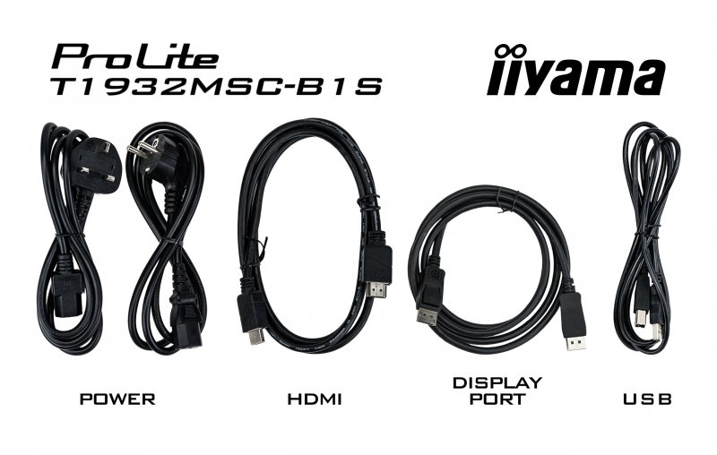 19" iiyama T1932MSC-B1S:IPS,SXGA,PCAP,HDMI,DP - obrázek č. 8