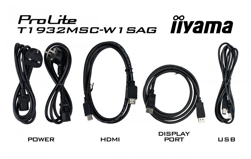 19" iiyama T1932MSC-W1SAG:IPS,SXGA,PCAP,HDMI,DP, - obrázek č. 8