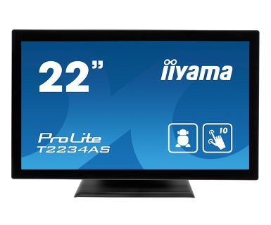 22"iiyama  T2234AS-B1: IPS, Full HD, 350cd/ m2, HDMI, USB, černý - obrázek produktu