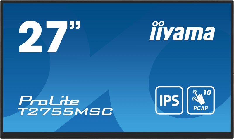 27" iiyama T2755MSC-B1:IPS,FHD,PCAP,Webcam - obrázek produktu