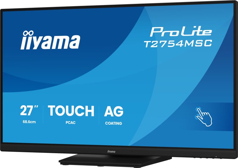 27" iiyama T2754MSC-B2AG: IPS,FHD,AG,10P,HDMI,repr - obrázek č. 2