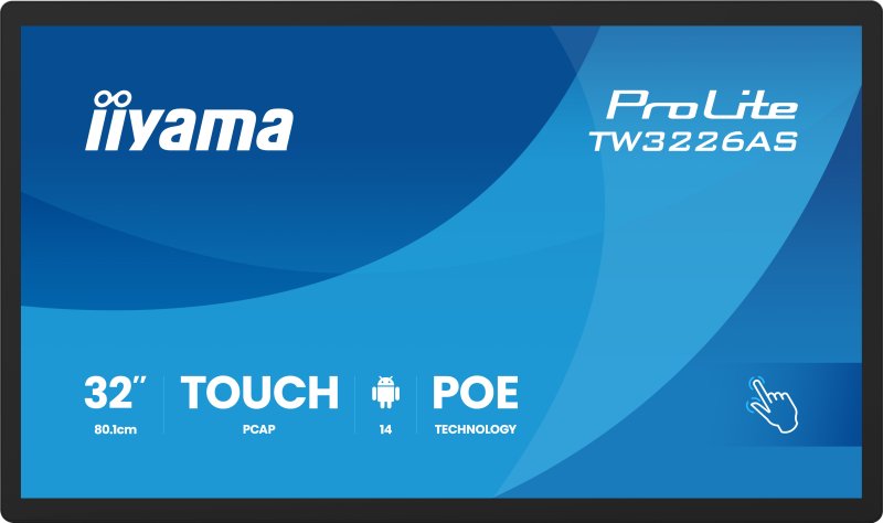 32" iiyama TW3226AS-B3P:VA,FHD,Android,POE - obrázek produktu