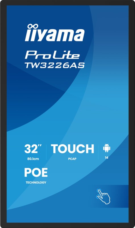 32" iiyama TW3226AS-B3P:VA,FHD,Android,POE - obrázek č. 1