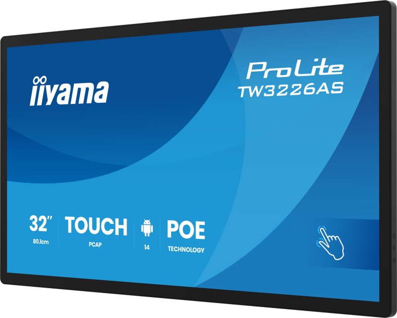 32" iiyama TW3226AS-B3P:VA,FHD,Android,POE - obrázek č. 3