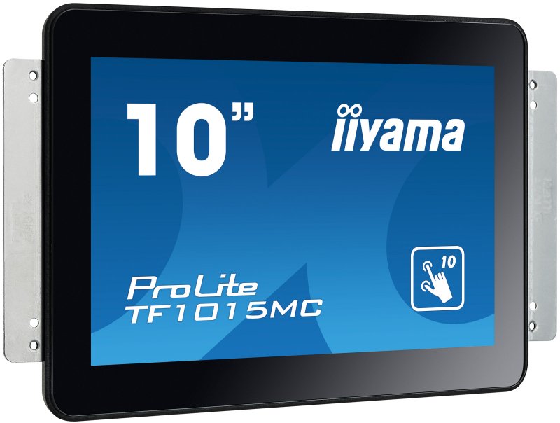 10" iiyama TF1015MC-B2: VA, WXGA, capacitive, 10P, 500cd/ m2, VGA, DP, HDMI, černý - obrázek č. 1