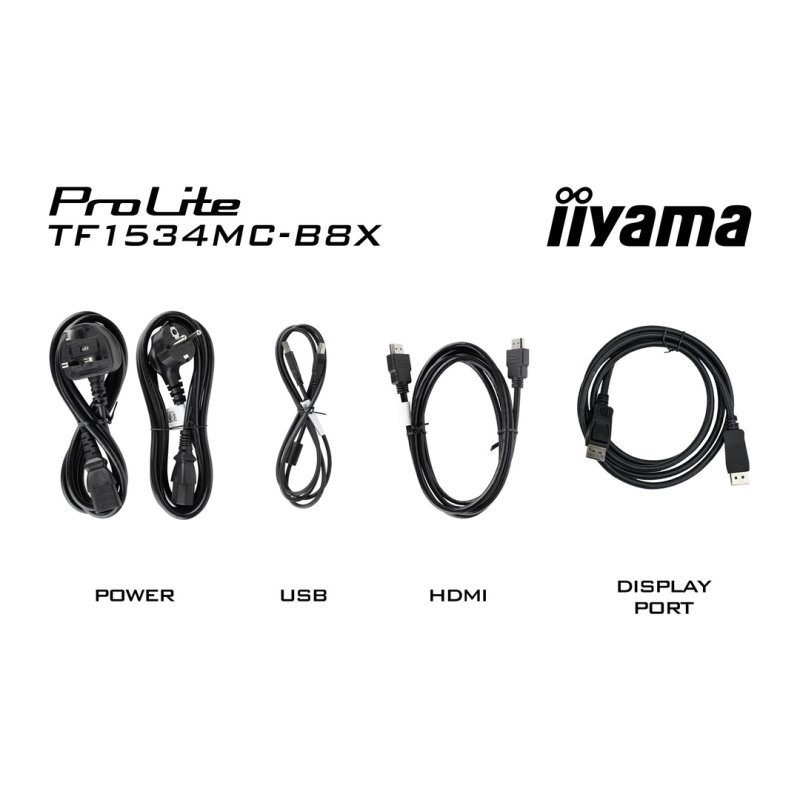 15" iiyama TF1534MC-B8X: TN,XGA,10P,IP65 - obrázek č. 5