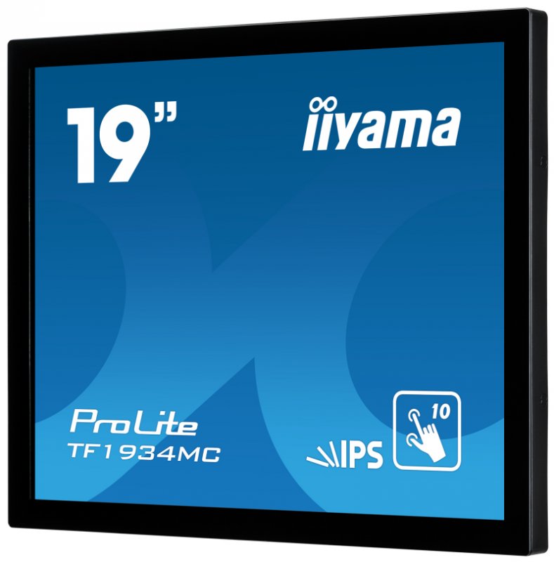 19" iiyama TF1934MC-B7X: IPS, 1280x1024, capacitive, 10P, 350cd/ m2, VGA, DP, HDMI, IP65, černý - obrázek č. 2