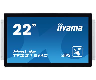 22" iiyama TF2215MC-B2: IPS, FullHD, capacitive, 10P, 350cd/ m2, VGA, DP, HDMi, černý - obrázek produktu