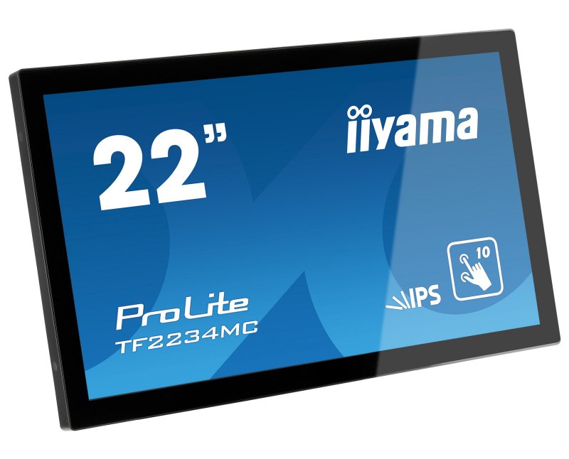 22" iiyama TF2234MC-B6AGB: IPS, FullHD, capacitive, 10P, 350cd/ m2, VGA, DP, HDMI, černý - obrázek č. 3