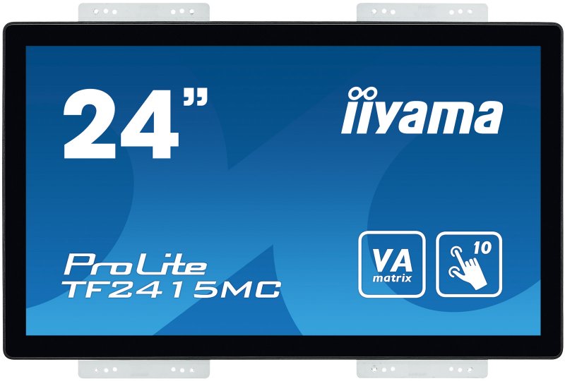 24" iiyama TF2415MC-B2: VA, FullHD, capacitive, 10P, 350cd/ m2, VGA, DP, HDMI, černý - obrázek produktu