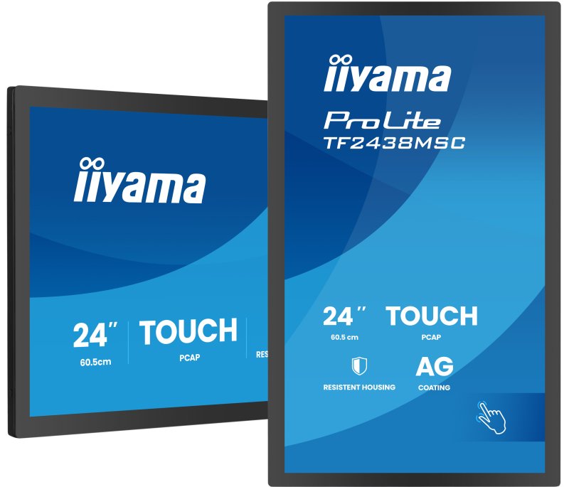 24" iiyama TF2438MSC-B2: PCAP,IPS,FHD,HDMI,DP - obrázek č. 1
