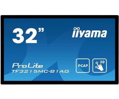 32" iiyama TF3215MC-B1AG: FullHD,capacitive, 500cd/ m2, VGA, HDMI, černý - obrázek produktu