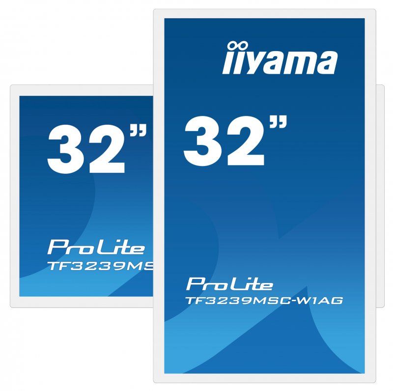 32" iiyama TF3239MSC-W1AG: AMVA, FullHD, capacitive, 12P, 500cd/ m2, VGA, HDMI, DP, 24/ 7, IP54, černý - obrázek č. 6