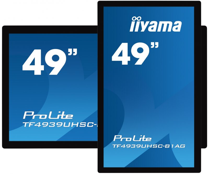 49" iiyama TF4939UHSC-B1AG: IPS, 4K, capacitive, 15P, 500cd/ m2, VGA, HDMI, DP, 24/ 7, IP54, černý - obrázek č. 8
