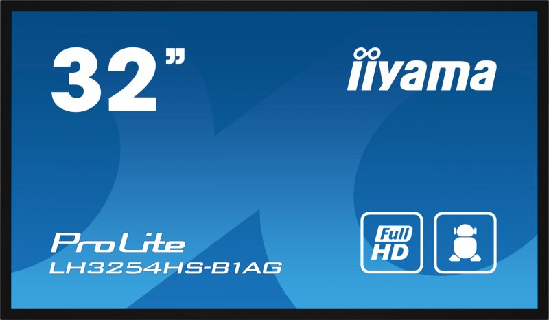 32" iiyama LH3254HS-B1AG: IPS,FHD,500cd/ m2,24/ 7 - obrázek produktu