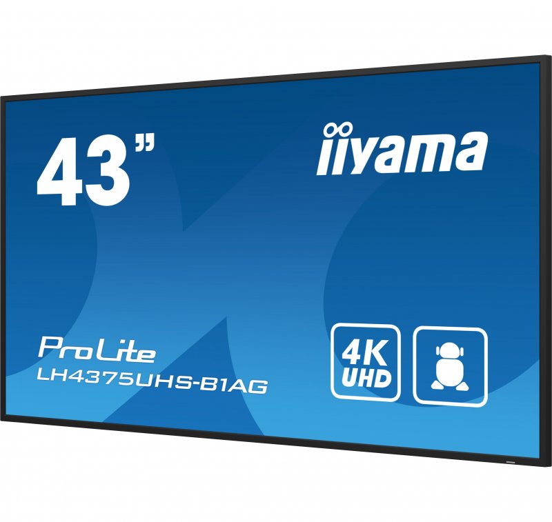 43" iiyama LH4375UHS-B1AG:IPS,4K UHD,Android,24/ 7 - obrázek č. 9