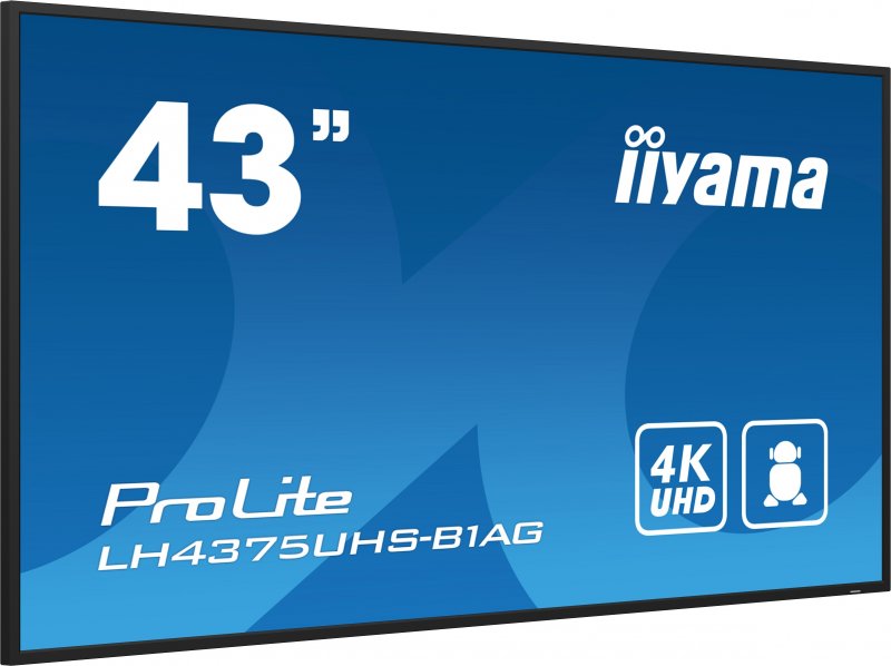 43" iiyama LH4375UHS-B1AG:IPS,4K UHD,Android,24/ 7 - obrázek č. 7