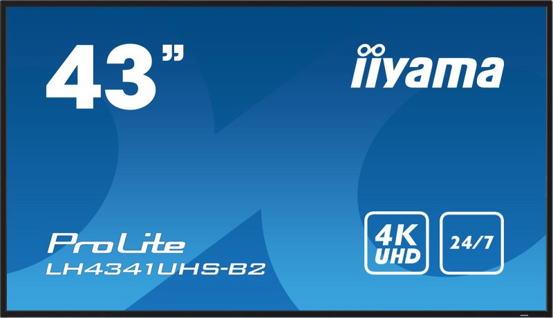 43" iiyama LH4341UHS-B2:IPS,4K UHD,500cd,repro - obrázek produktu
