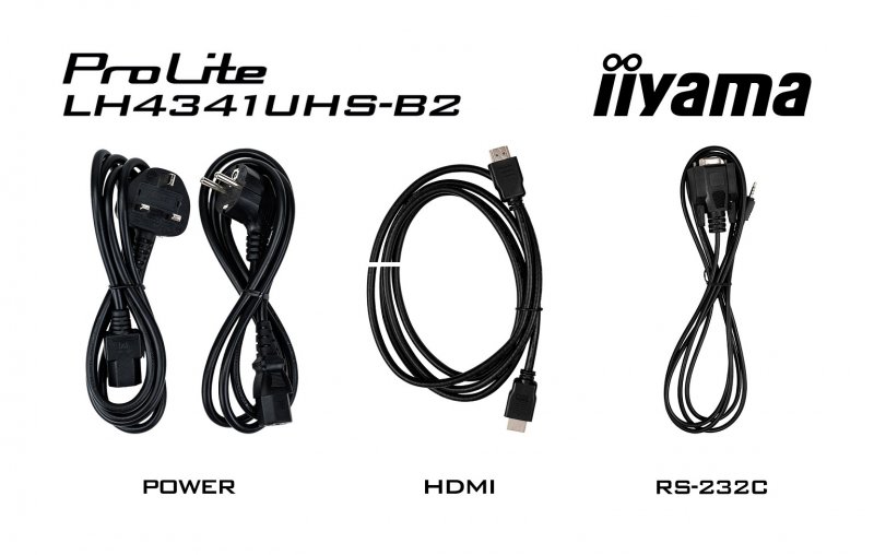 43" iiyama LH4341UHS-B2:IPS,4K UHD,500cd,repro - obrázek č. 6