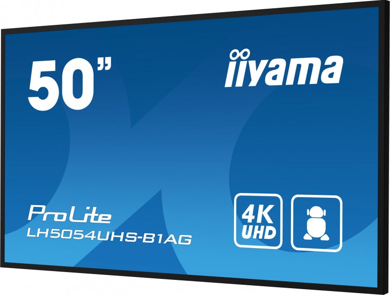 50" iiyama LH5054UHS-B1AG: VA,4K UHD,Android,24/ 7 - obrázek č. 7