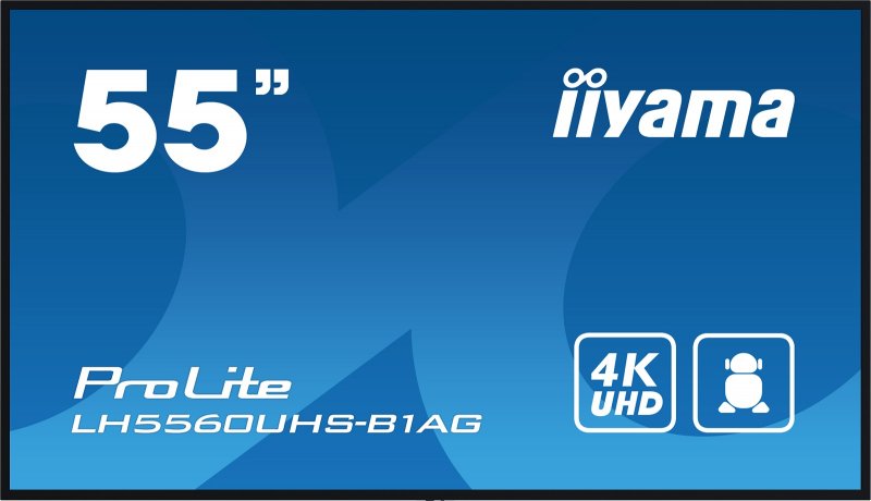 55" iiyama LH5560UHS-B1AG: VA,4K UHD,Andr.11,24/ 7 - obrázek produktu