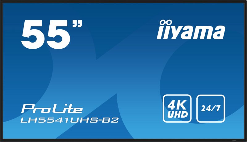 55" iiyama LH5541UHS-B2:IPS,4K UHD,500cd,repro - obrázek produktu